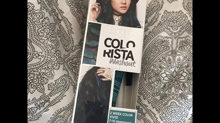 Does Loreal Colorista actually wash out?