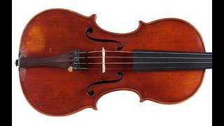 Enrico Melegari Violin, Turin 1892