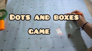 Dots and boxes  🦉 childhood game #games #viral 