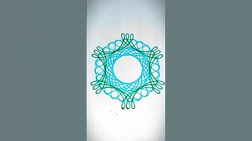 Spirograph design #art #design #spirograph #spiroart #asmr #tutorial #drawing #trending #ytshorts