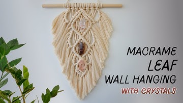 Macrame Leaf (Feather) Wall Hanging Free Pattern!