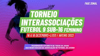 DIRETO: AFB vs. AFVC | Torneio Interassociações Futebol 9 Sub-16 | Feminino