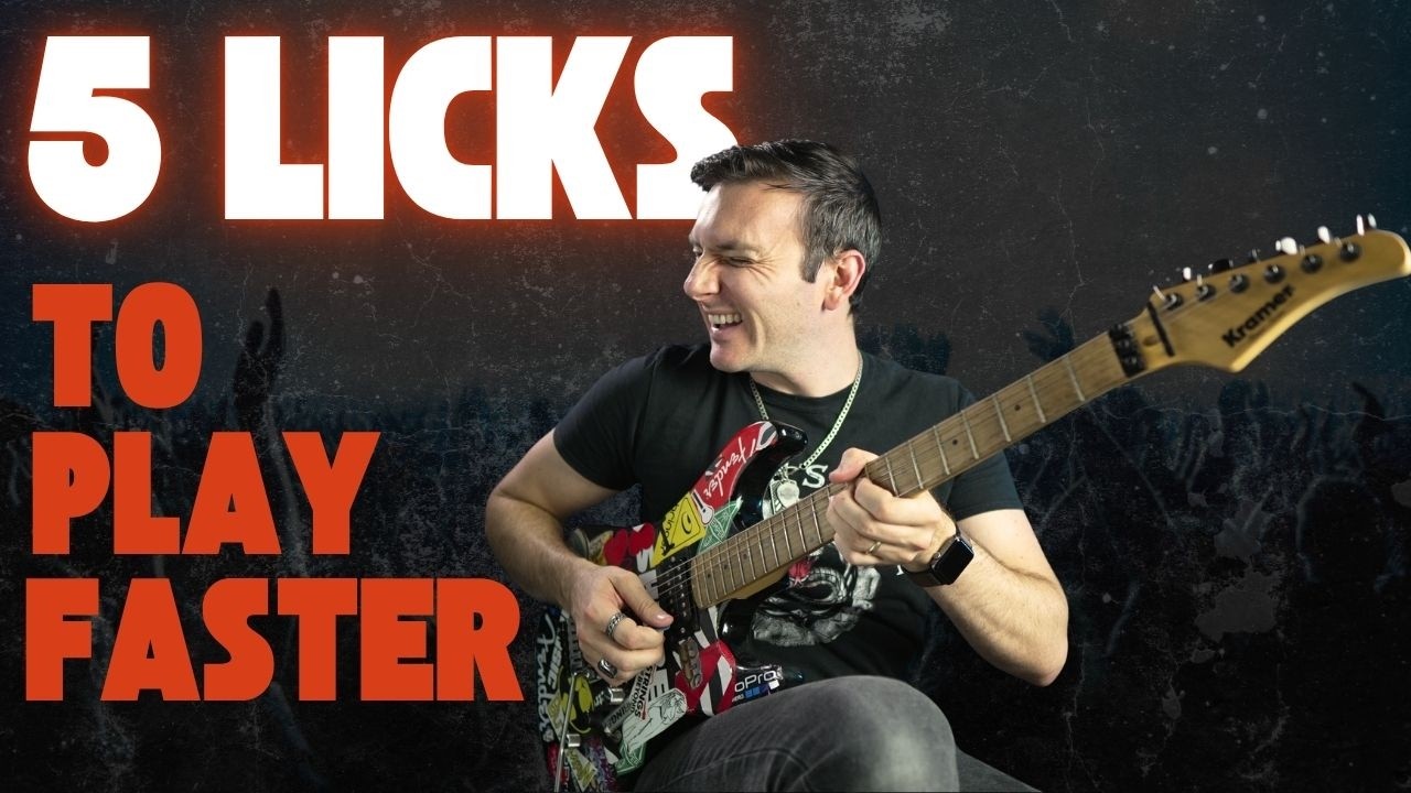 5 Simple Licks to Play FASTER | Guitar Lesson - YouTube