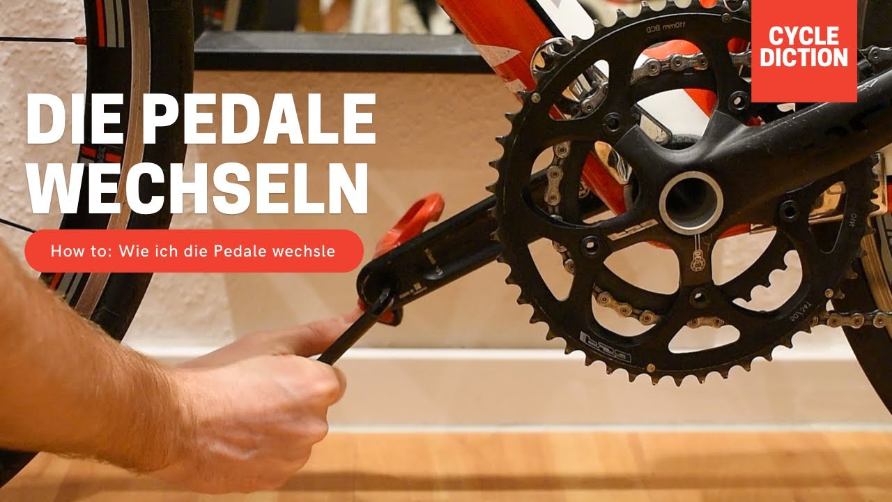 Fahrrad pedale anbringen und Wechseln | Look Keo & Shimano SPD SL |  Klickpedale