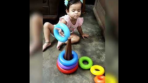 Stacking Toy | Baby learning stacking | Pratyusha
