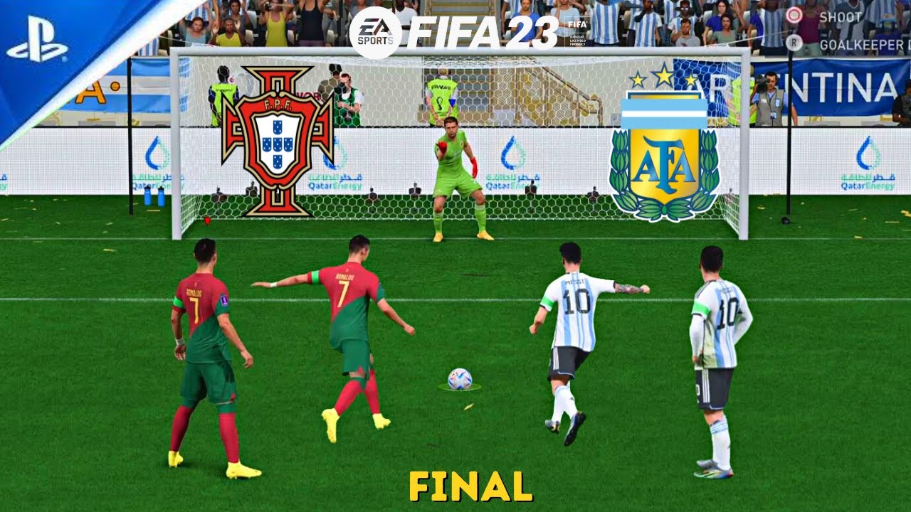 FIFA-23 PS5, Portugal Vs Argentina ft. Ronaldo, Messi, FIFA World Cup  Final