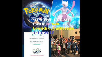 FIRST EVER MEWTWO EX-RAID in Sponsored SPRINT STORE GYM - San Leandro, California 9/15/2017