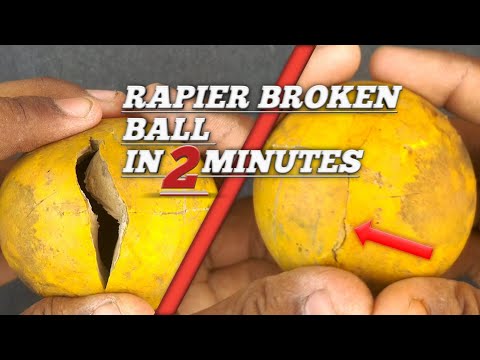 How to repair broken cricket ball