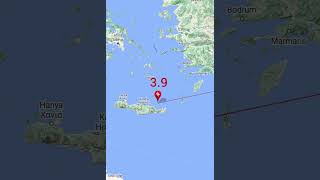 3.9 Ege Denizi Depremigirit Adası 01.10.2023 002105 Derinlik 8.16 Km Afad