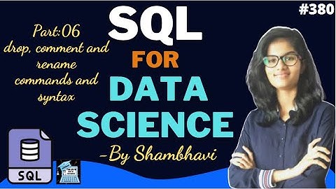 SQL for data science Part:06 dml commands|sql for beginners| sql queries| dml commands|sql functions