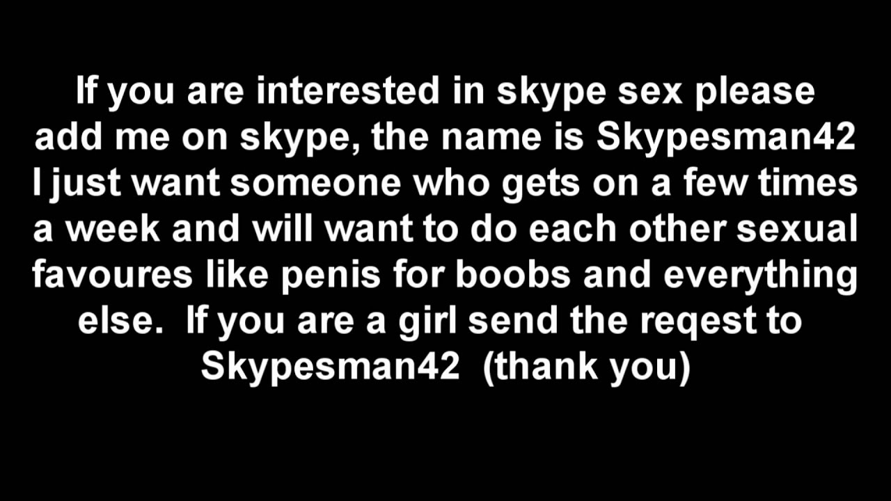 Skype Sex Youtube