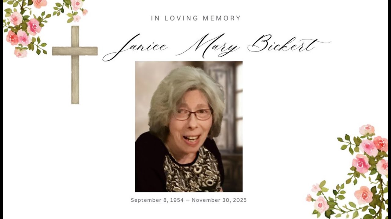 Janice Mary Bickert - Funeral Mass - YouTube