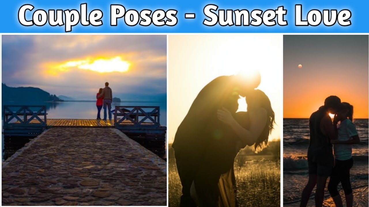 Romantic Sunset Pose for Couples