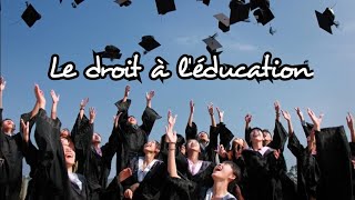 Le droit à l’éducation