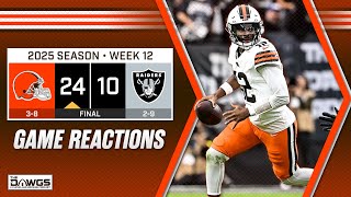 Browns x Raiders: Game Reactions - Shedeur Becomes First QB to Win First Game Since 1995