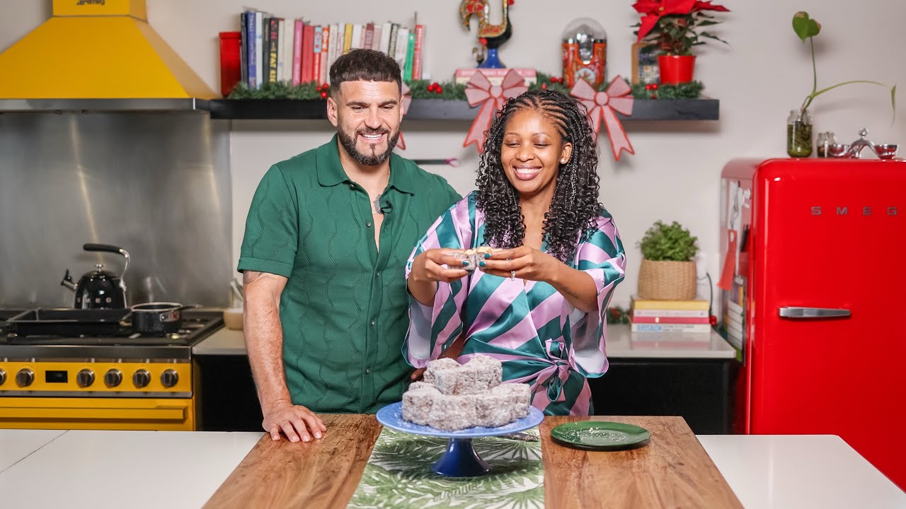 PB & J Lamingtons | Day 12 | 12 Days of Christmas with SMEG x Coco & J ... PB & J Lamingtons | Day 12 | 12 Days of Christmas with SMEG x Coco & J ...