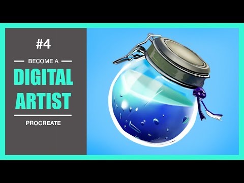 drawing-fortnite-shield-potion-recipe-with-procreate-ipad.-become-a-digital-artist-video-#4