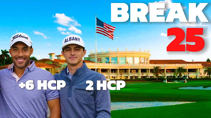 Can a +6 HCP & 2 HCP Break 25 From The Red Tees?