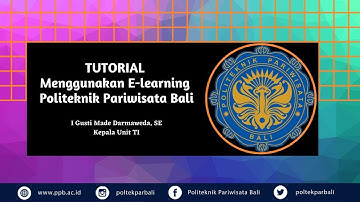 Cara Penggunaan E-Learning (Interface Dosen) #PART1