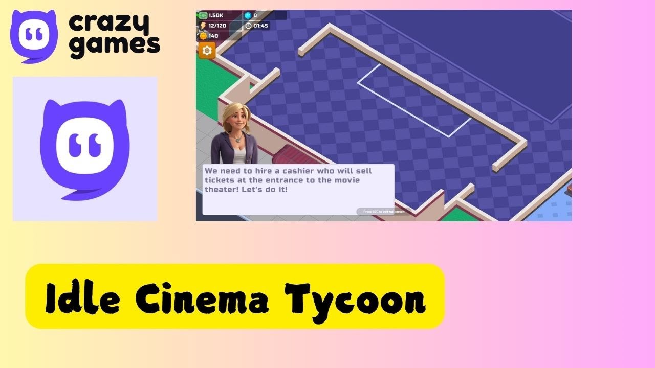 Idle Cinema Tycoon 🕹️ Play on CrazyGames