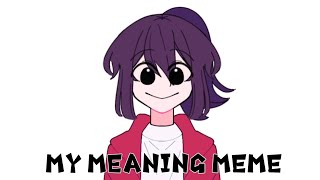 [Not my Oc/Original meme] My Meaning meme (쉬운밈/추천밈) @%ED%94%8C%EB%89%B4%ED%94%BC