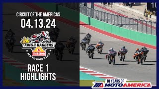 Mission King of the Baggers Race 1 at MotoGP COTA 2024 - HIGHLIGHTS | MotoAmerica