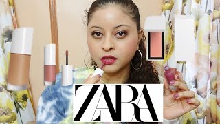 IS IT WORTH IT ? TRYING ZARA MAKEUP \/ REVIEW \/ Trina Beauty