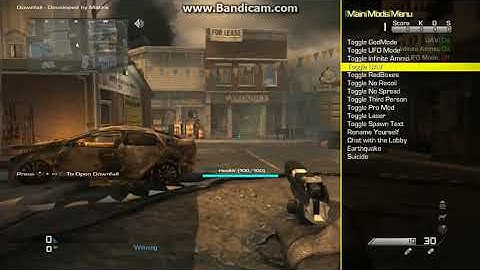 COD Ghosts Downfall SPRX Menu Update