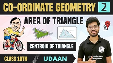 Coordinate Geometry 02 | Centroid of Triangle | Area of Triangle | Section Formula | Class10 | NCERT