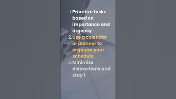 3 Effective Time Management Strategies