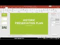 PowerPoint 365/2021 | Modules 1-3: SAM Capstone Project 1a | City of Santa Rita Planning Department