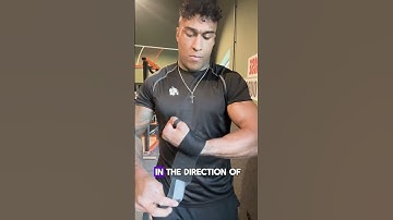 How to use Wrist Wraps #weightlifting #wristwraps