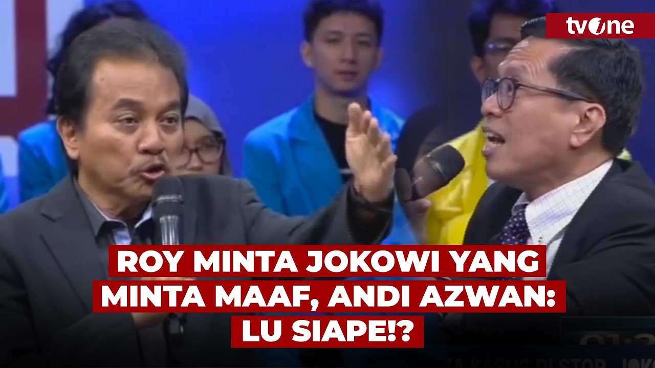 Roy Suryo Minta Kasus Ijazah Distop Tapi Ogah RJ, Andi Azwan: Itu Artinya Sotoloyo | tvOne