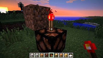 Minecraft 1.2.4 Bugs: Flashing Redstone Lamp