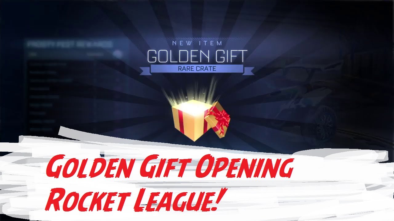 Rocket League - Golden Gift Pack Opening! *TRASH?!*