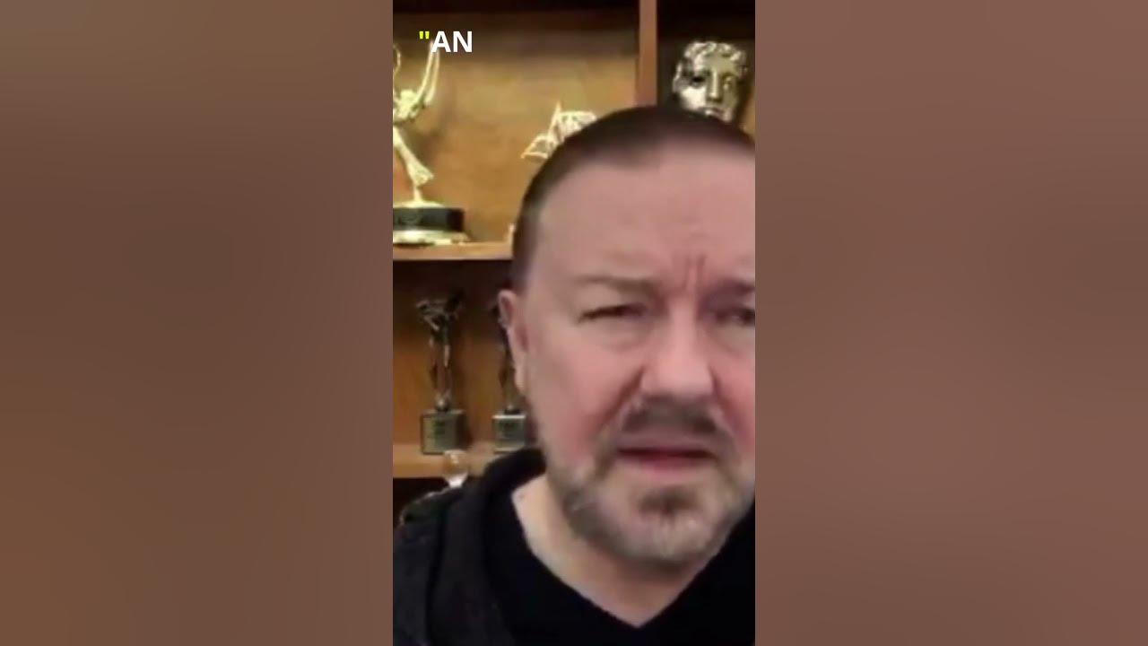 Ricky Gervais Tooth gate "Fangs a Lot, David Bowie"shorts