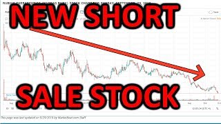 Rubius Therapeutics market stock research📈, should we short sale $RUBY