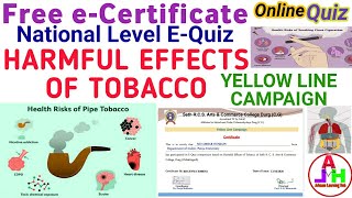 Harmful Effects of Tobacco Quiz | Online Quiz on Harmful Effects of Tobacco 