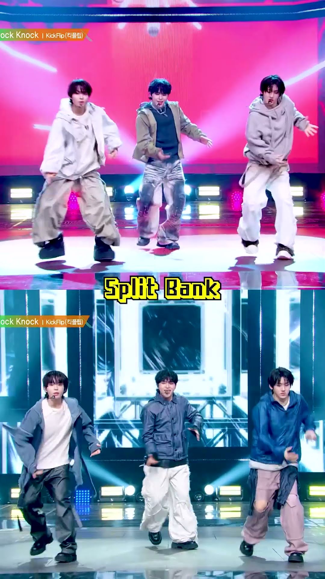 KickFlip - Knock Knock #SplitScreen #SplitBank #MusicBank #Shorts | KBS WORLD TV