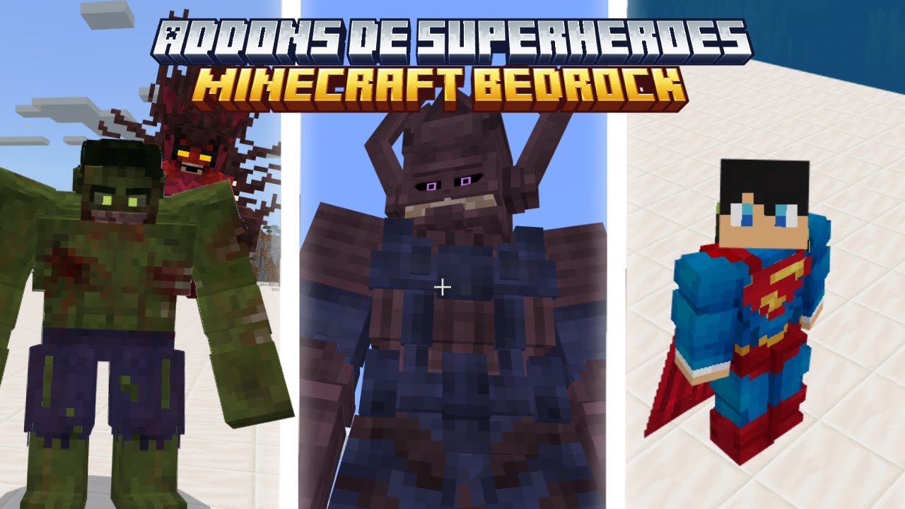 Los Mejores Addons de SuperHeroes de MCPEDL para Minecraft Bedrock 26.0 ...