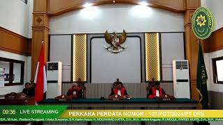 SIDANG PENGUCAPAN PUTUSAN PERKARA PERDATA NOMOR : 107/PDT/2024/PT DPS