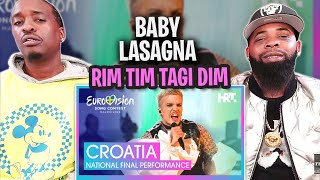 Baby Lasagna - Rim Tim Tagi Dim | Croatia 🇭🇷 | National Final Performance | Eurovision 2024- REACT