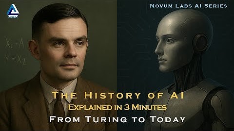 The History of AI Explained in 3 Minutes | From Turing to Today | @NovumLabs