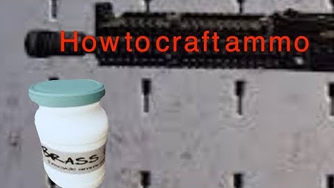 How to craft ammo|ghosts of tabor