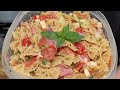 Delicious, Cold Pasta Salad! Perfect Side for a BBQ!