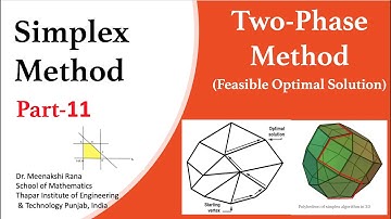 Simplex Method |Part 11| Two Phase Method (Feasible Optimal Solution)