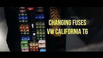 Changing Fuses / Fuse box location| Video #1 of 2 | VW CALIFORNIA T6