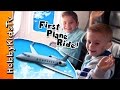 HobbyKids 1st PLANE RIDE to a Snow Vacation HobbyKids 1st PLANE RIDE to a Snow Vacation