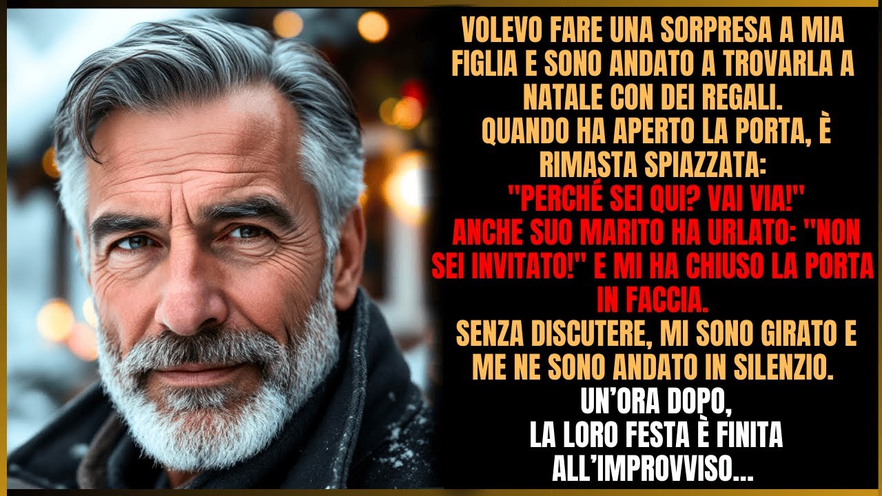 Mi hanno cacciato a Natale. Un’ora dopo, la loro festa era finita.