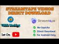 How To Download Videos From Streamtape Directly From Android Mobile Streamtape Direct Download